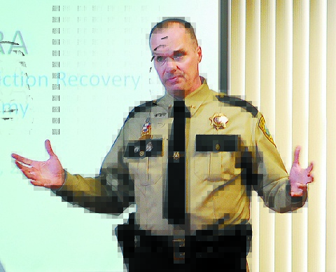 Unholy alliance: Kennebec County Sheriff Randall Liberty says most crime in Maine is driven by illegal drug use.