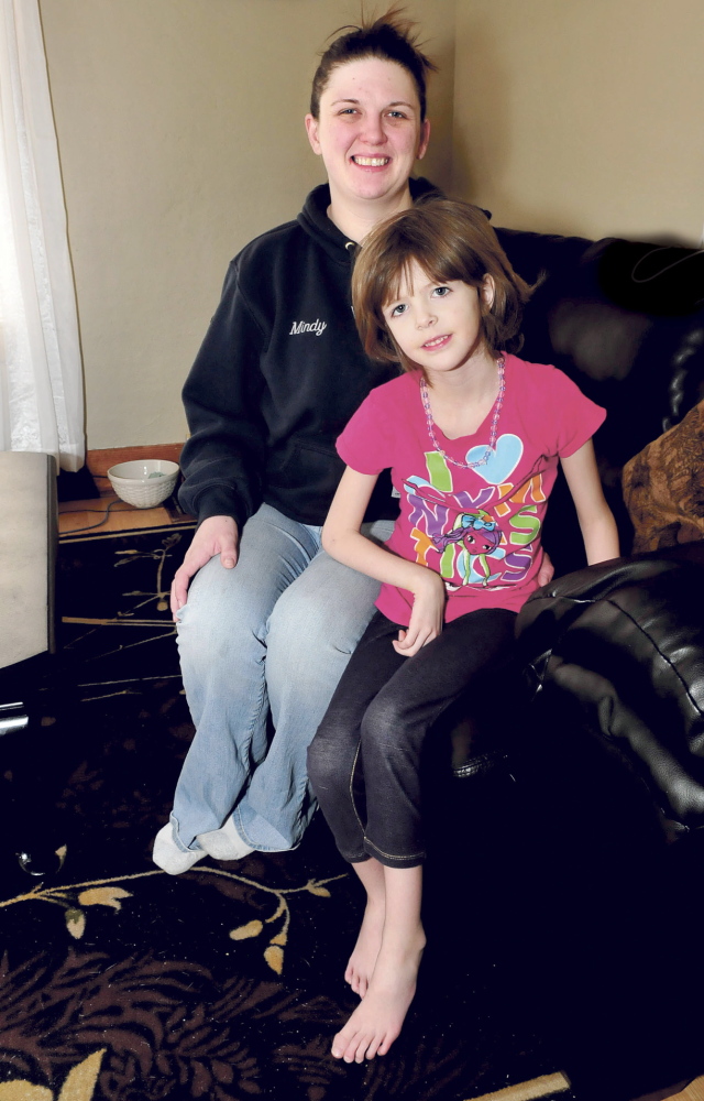 marfan: Mindy Parker and her daughter Kaitlyn, of Augusta, are dealing with Marfan syndrome, which afflicts the young girl and can affect ligaments and the heart.