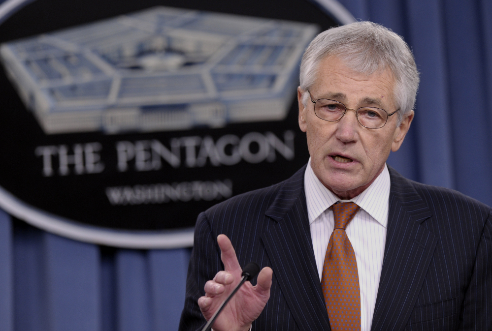 Defense Secretary Chuck Hagel is expected to propose cutting the active-duty ranks to between 440,000 and 450,000 members from a wartime peak of 570,000.