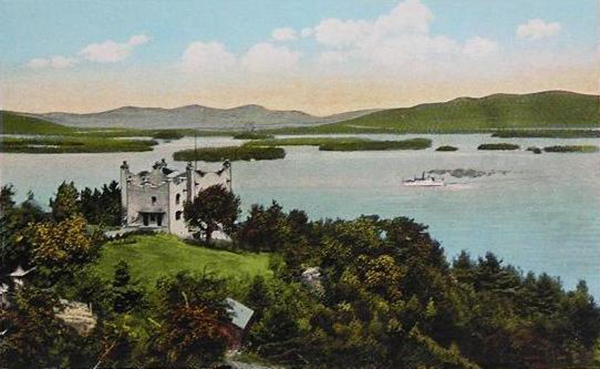 An undated postcard image of Kimball Castle on Lake Winnipesaukee in Gilford, N.H.
