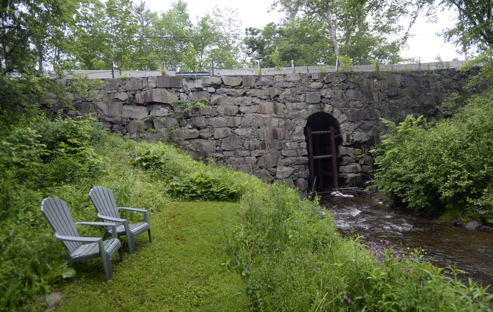 Stackpole Bridge in Saco is shown in June 2013. The bridge is eligible for National Historic Preservation status, but last year voters rejected a plan to restore it.