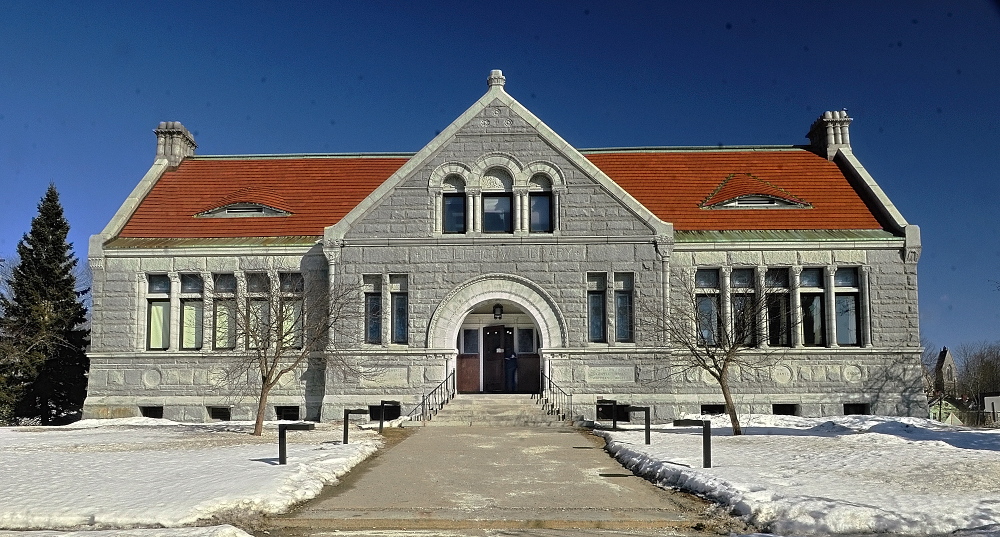 Staff file photo by Joe Phelan AWAITING FINANCING: Lithgow Public Library supporters hope city voters will approve a bond to borrow money for renovation and expansion of the historic library.