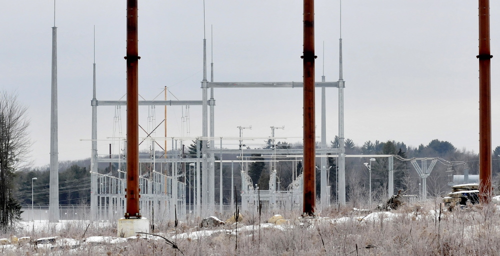 SUBSTATION: A Central Maine Power substation in Benton off Albion Road.