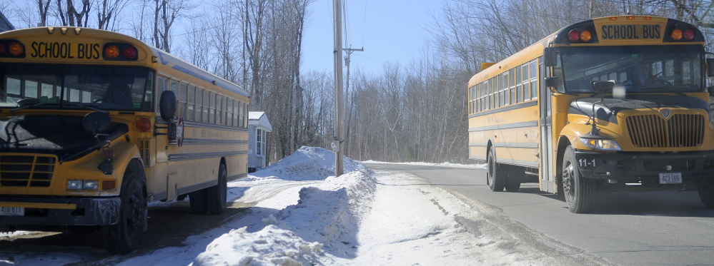 bus vote: Regional School Unit 4 is debating privatized busing again, and the school board could vote on it as soon as Wednesday.