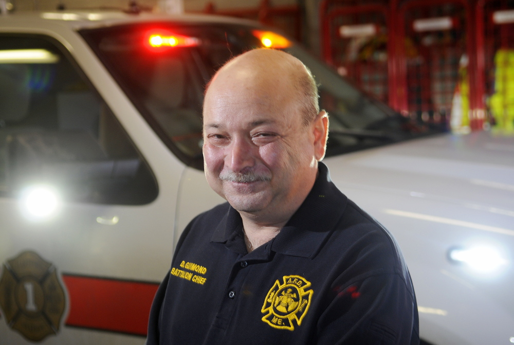 TAKING THE REINS: Former Augusta Fire Department battalion chief Daniel Guimond will fill in as Gardiner’s chief until financial concerns about the city’s ambulance fund are resolved.