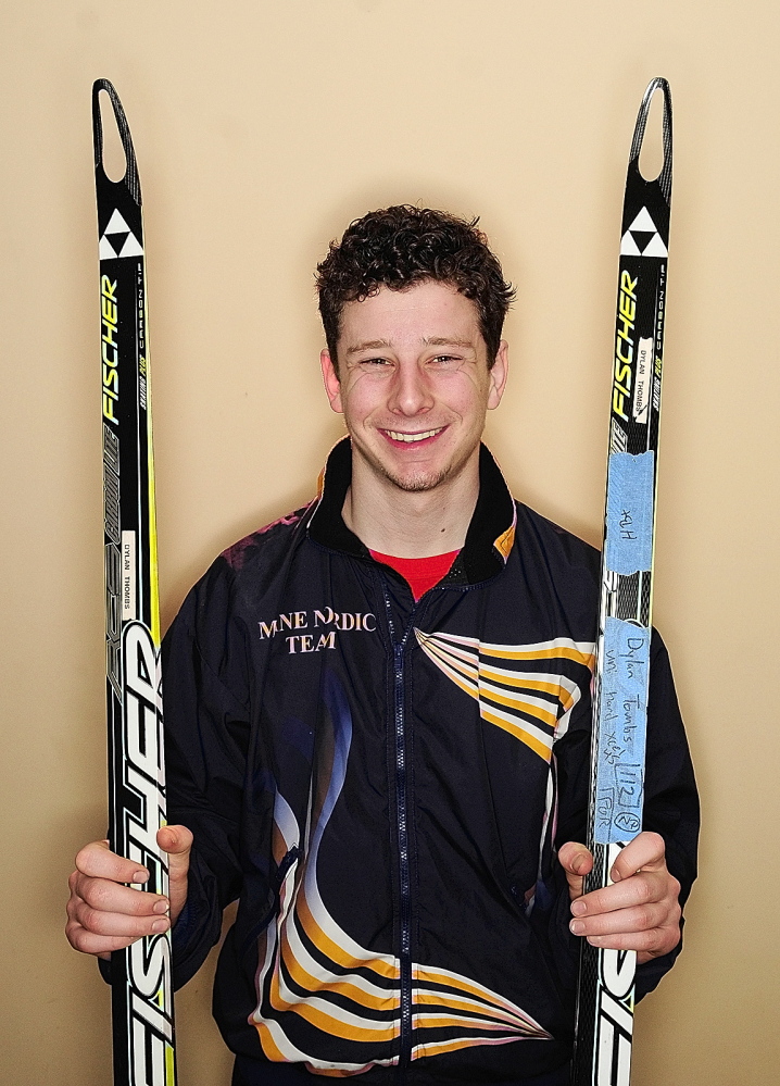 Skier of the Year: Monmouth Academy’s Dylan Thombs is the 2014 Kennebec Journal Nordic Skier of the Year.