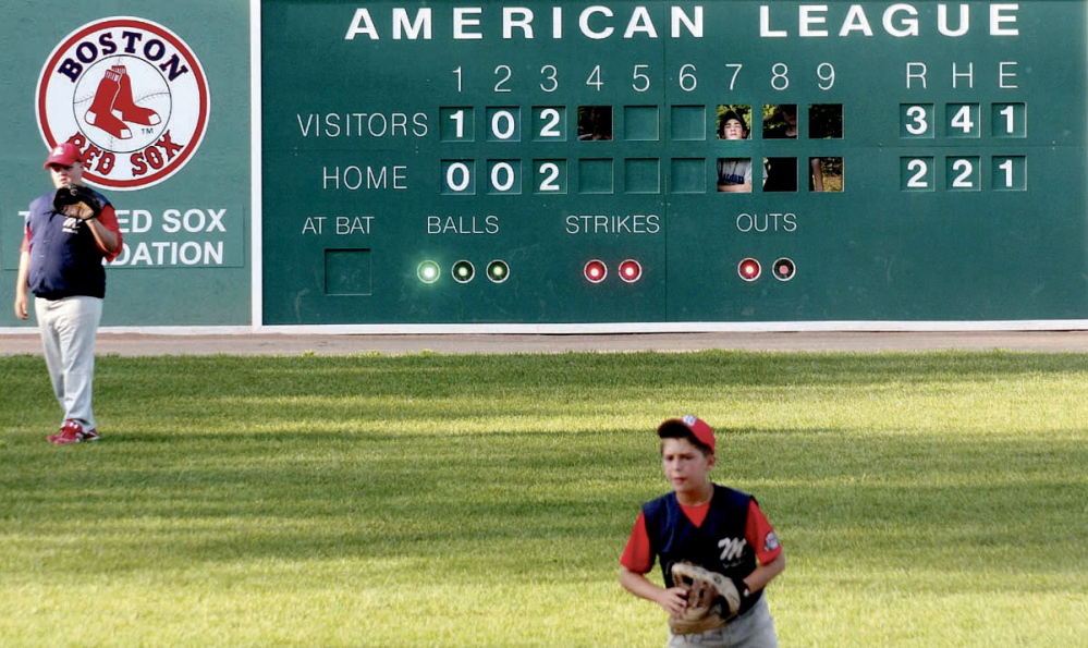 FIELD PLAY: A Cal Ripken Baseball tournament is held at Mini Fenway in Oakland in 2009.