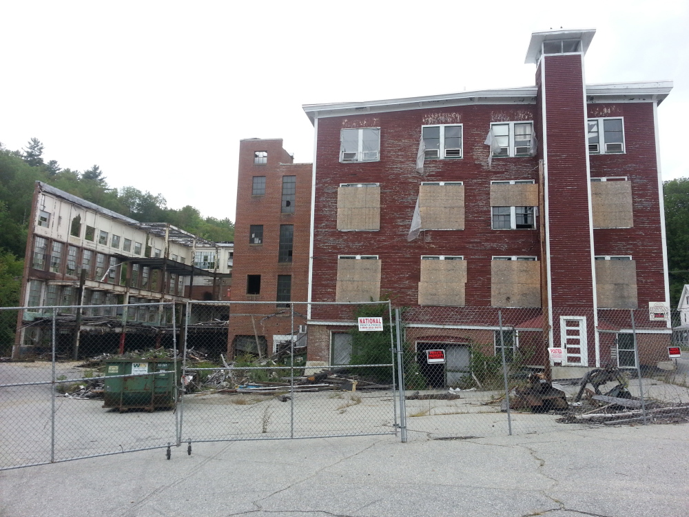 NO FORECLOSURE: The exterior of the Forster Mill building in Wilton in August 2013.