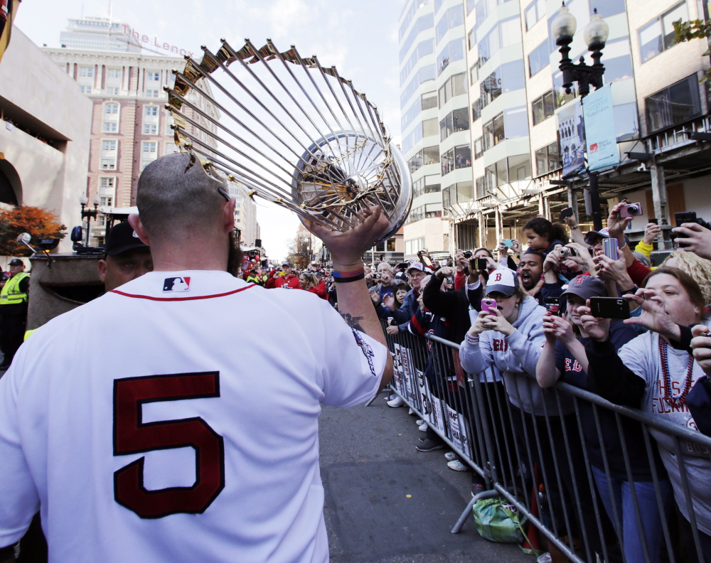 The baseball season is indeed a marathon, as Jonny Gomes might have contemplated during last year’s victory parade while he carried the 2013 World Series trophy and a team jersey to the finish line of the Boston Marathon, in honor of the many victims of the terrorist bombings.