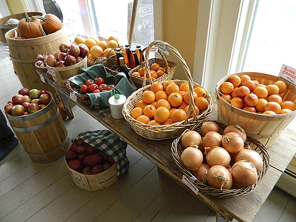 Fresh fruit and vegetables at Terra Optima Farm Market