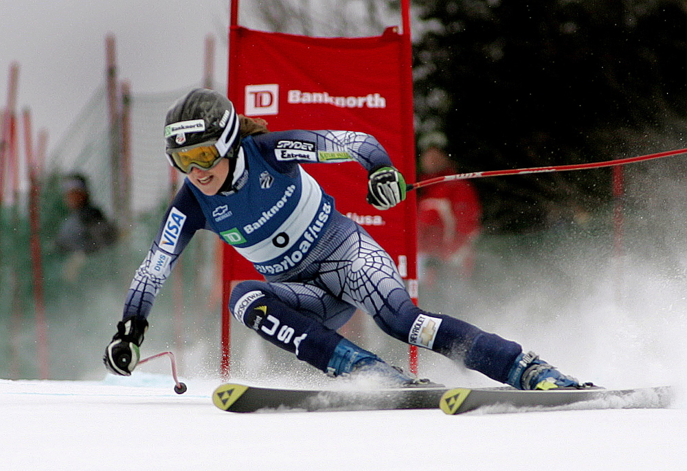 Kirsten Clark of Maine competes at the U.S. Alpine Championships at Sugarloaf in 2006. The resort will once again host the championships in 2015 and 2017.