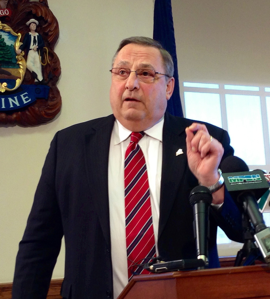 Gov. Paul LePage vetoed a bill to expand Medicaid coverage, and the Maine Senate on Friday failed to override it.