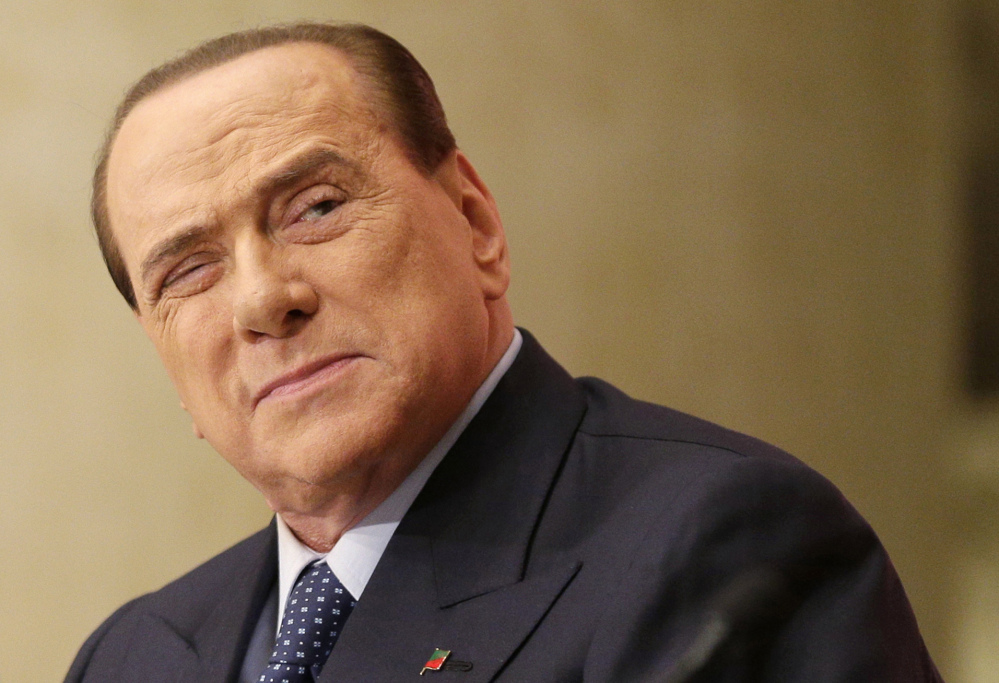 Silvio Berlusconi, 77, cannot run due to his tax fraud conviction but remains a political force as head of Forza Italia.