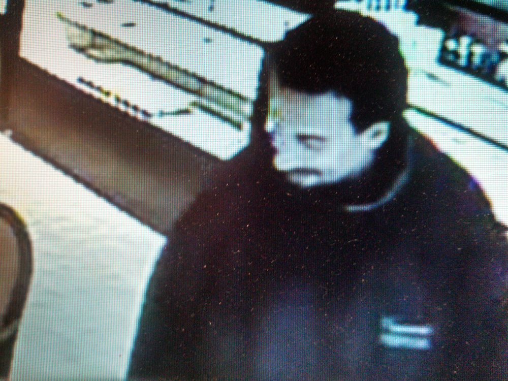 Thief: Waterville police released this photo of a man who stole two rings from L. Tardif Jeweler store on Tuesday.