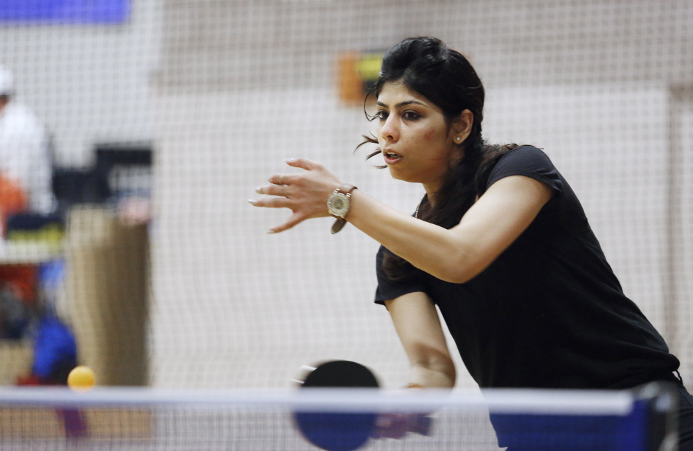 Kanchan Thakur of Portsmouth, N.H., competes in Class C.