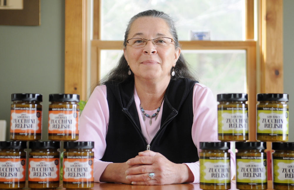 EXPANDING: Susan Parker of Winthrop, the owner of Susan’s Relish the Moment, has received support for all areas of business from marketing to taxes from the Coastal Enterprise Institute’s Women’s Business Center. Central and western Maine counseler Betty Gensel now is helping her write a business plan to help grow her business.
