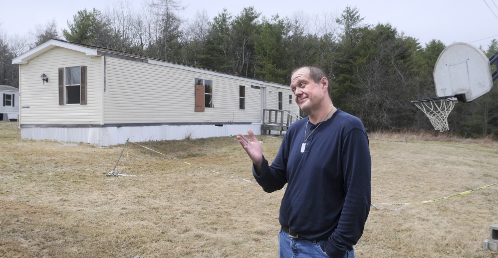 CONTAMINATION: John Wilson and other residents of a trailer park in Richmond are without water and sewer because of contamination of a nearby stream. Residents of the park, Meadow Brook, are hoping a court will force the owner to make repairs.