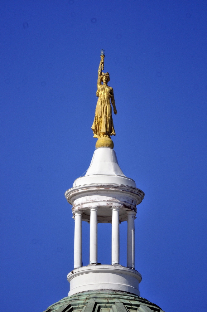 Oldie but goodie: File photo of Maine State House taken on March 7 in Augusta.