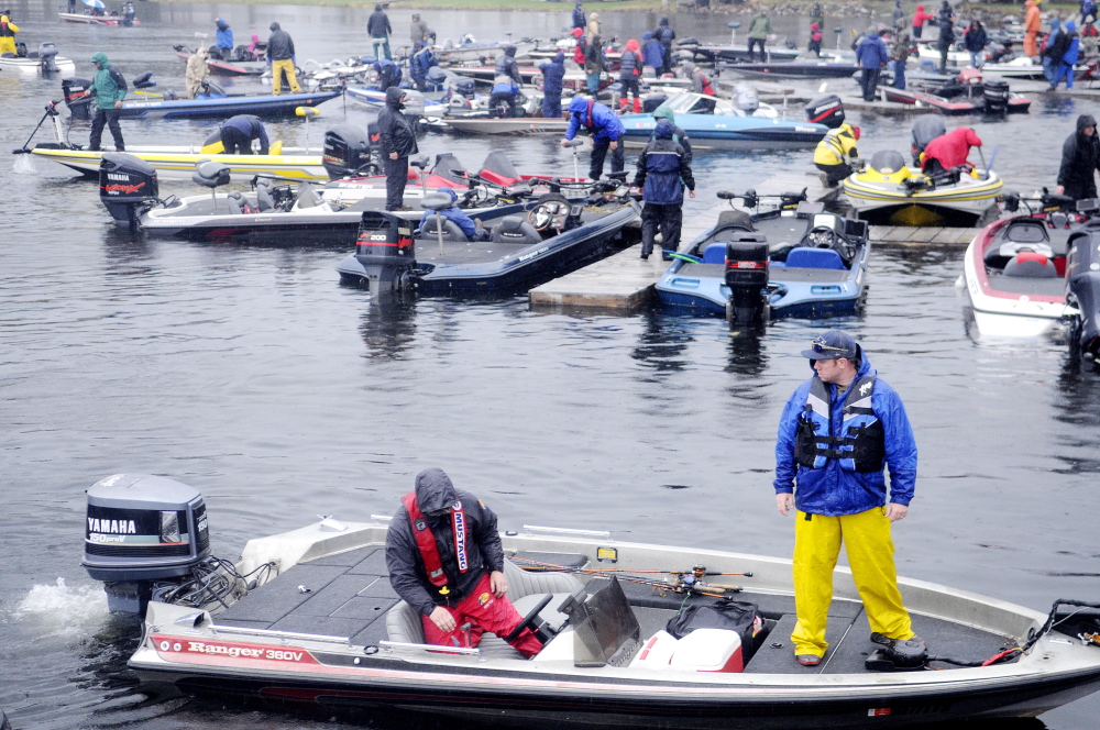 More boats: Over a hundred boats competed in the Special Olympics Bass Tourney on Cobbossee Lake on Sunday. The Wess family, who own Lakeside Motel, Cabins and Marina in Winthrop, started the fishing derby 25 years ago.
