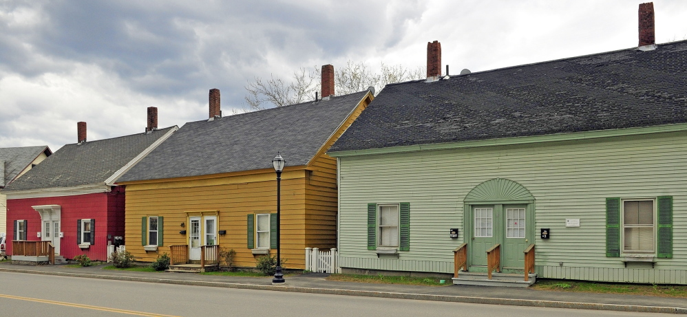 Mill Houses: This photo taken on Friday, shows the Bond Street Historic District that was recently added to the nation Register of Historic Places.