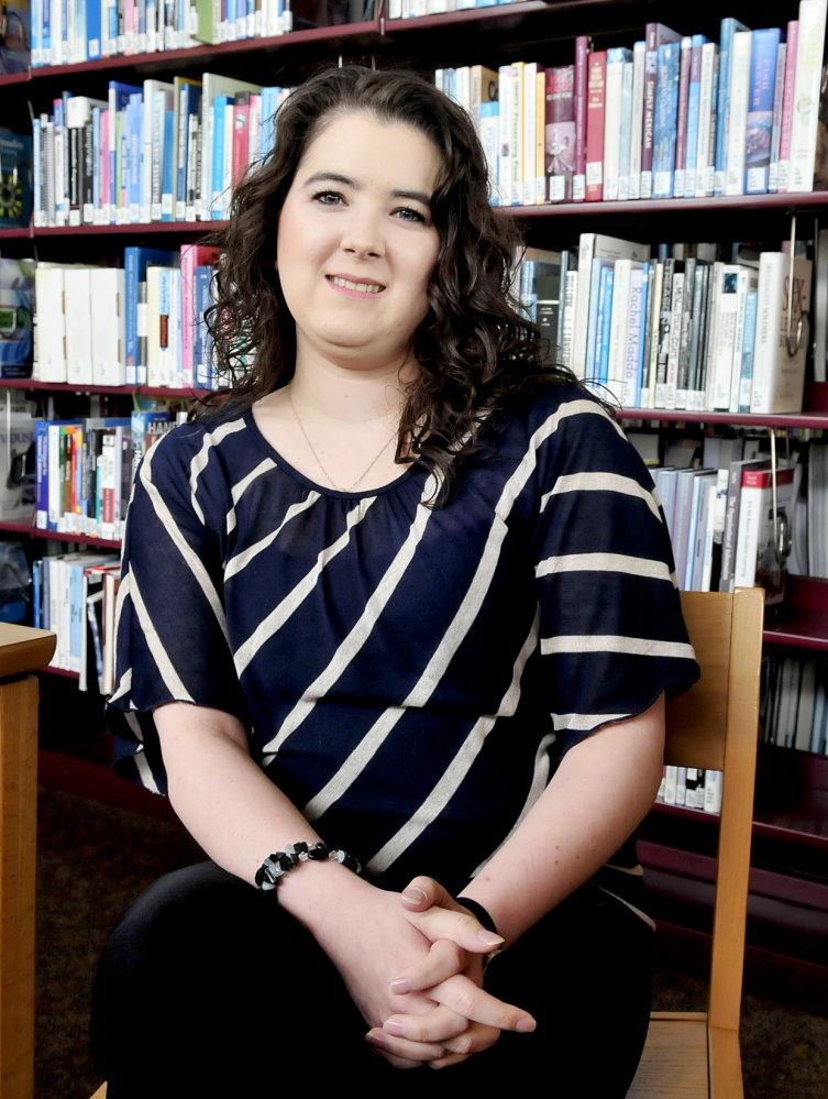 THE GRADUATE: Kennebec Valley Community College student Jessica Abrams of Winslow will graduate Saturday with a nursing degree. Abrams battled breast cancer while studying for her degree.