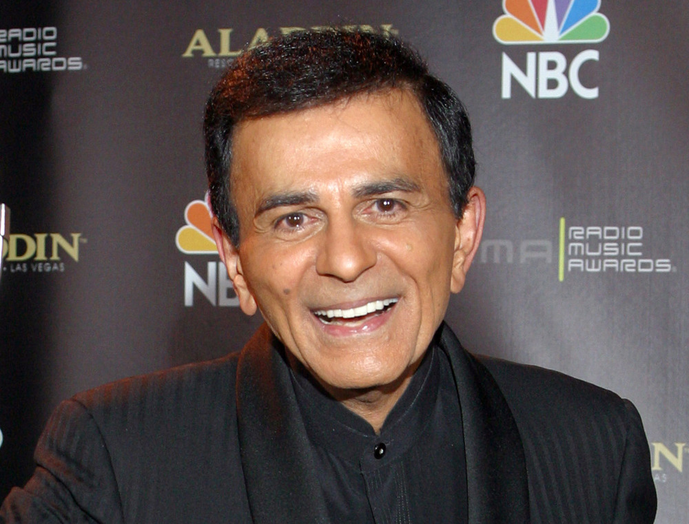 In this 2003, photo, Casey Kasem poses for photographers after receiving the Radio Icon award during The Radio Music Awards in Las Vegas.