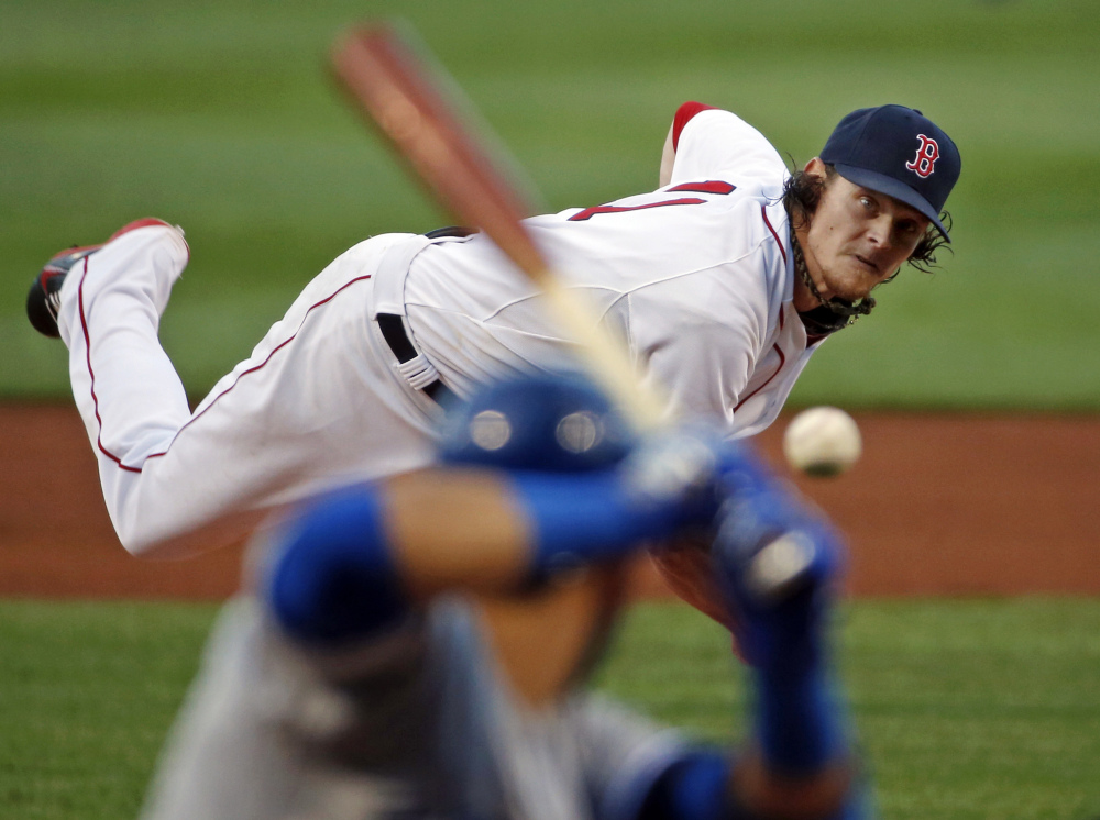 Boston Red Sox starting pitcher Clay Buchholz gave up five runs in 4 2/3 innings Wednesday.