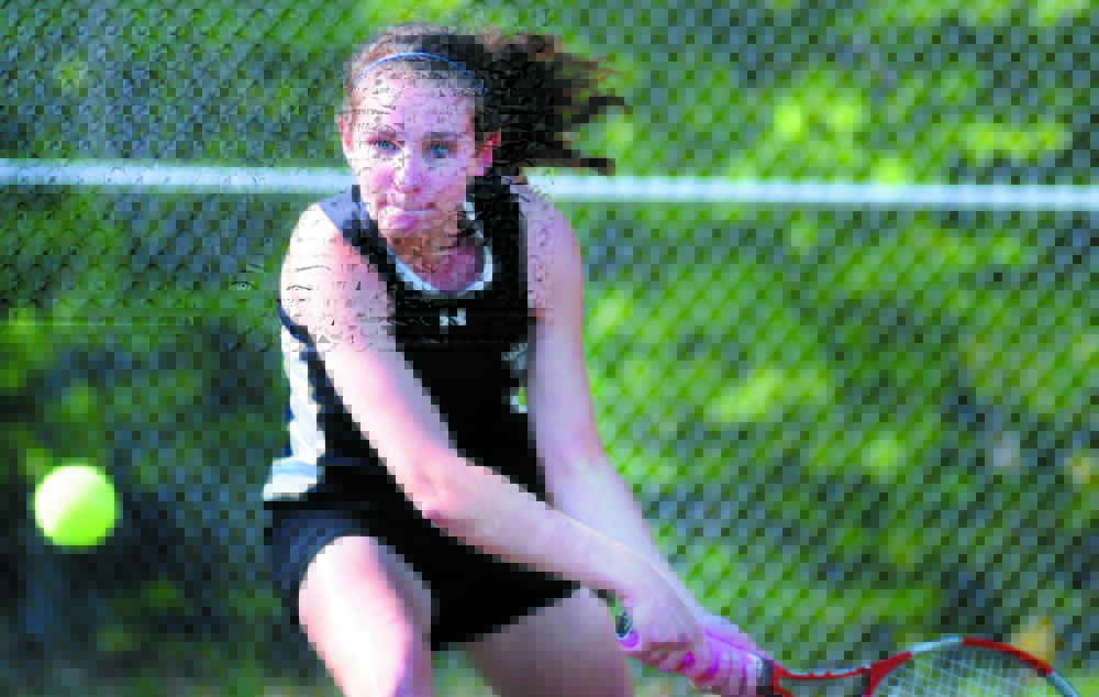 RETURN: Hall-Dale High School’s Clio Barr, shown here in 2013, has earned a first-round bye in the tournament.