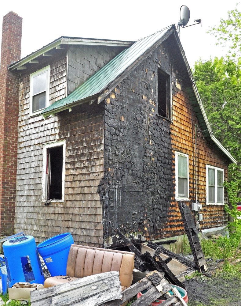 Home Lost: An early morning fire on Saturday heavily damaged a home at 4 Pine Knoll Road in Winthrop.