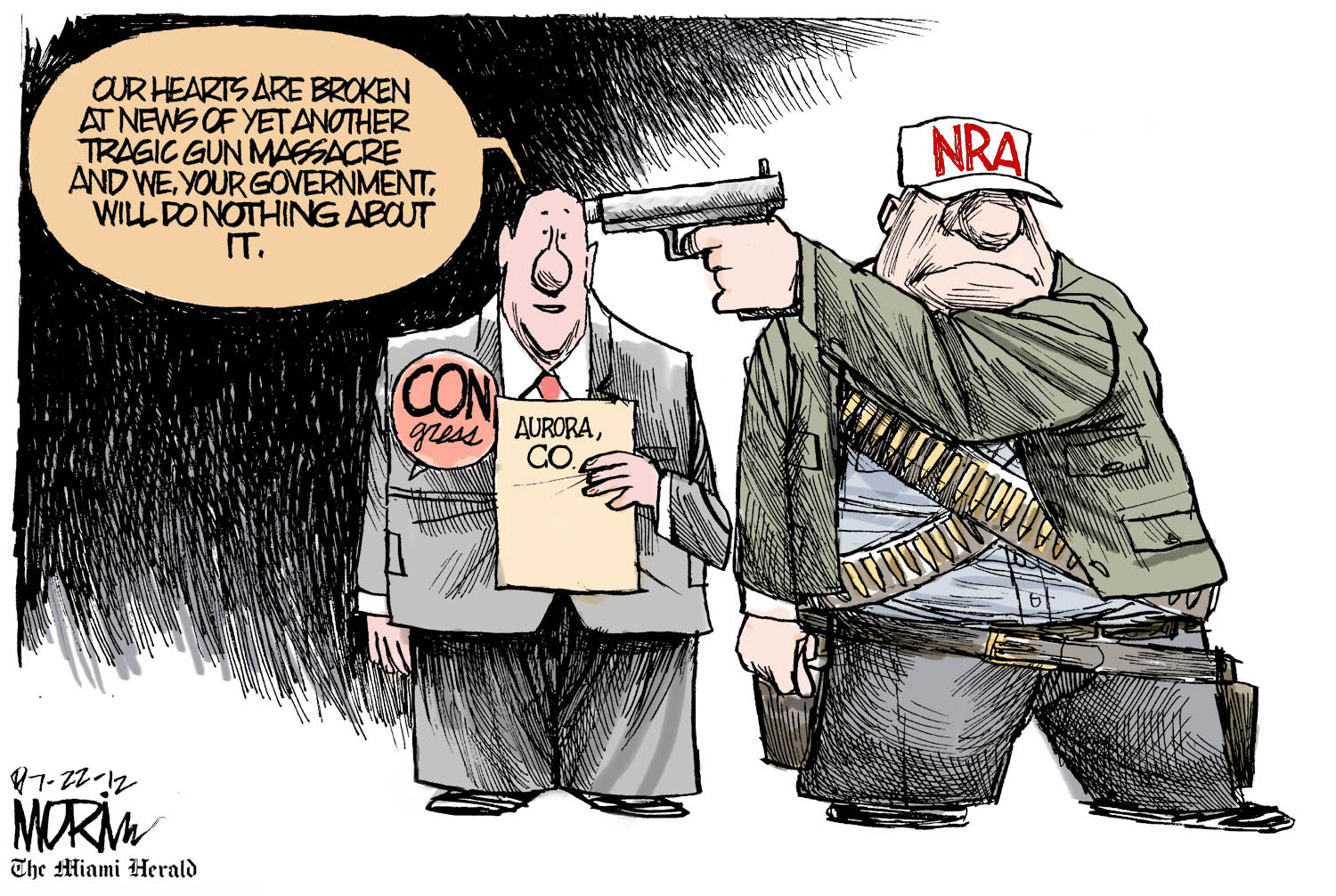 Today’s Editorial Cartoon: NRA - CentralMaine.com