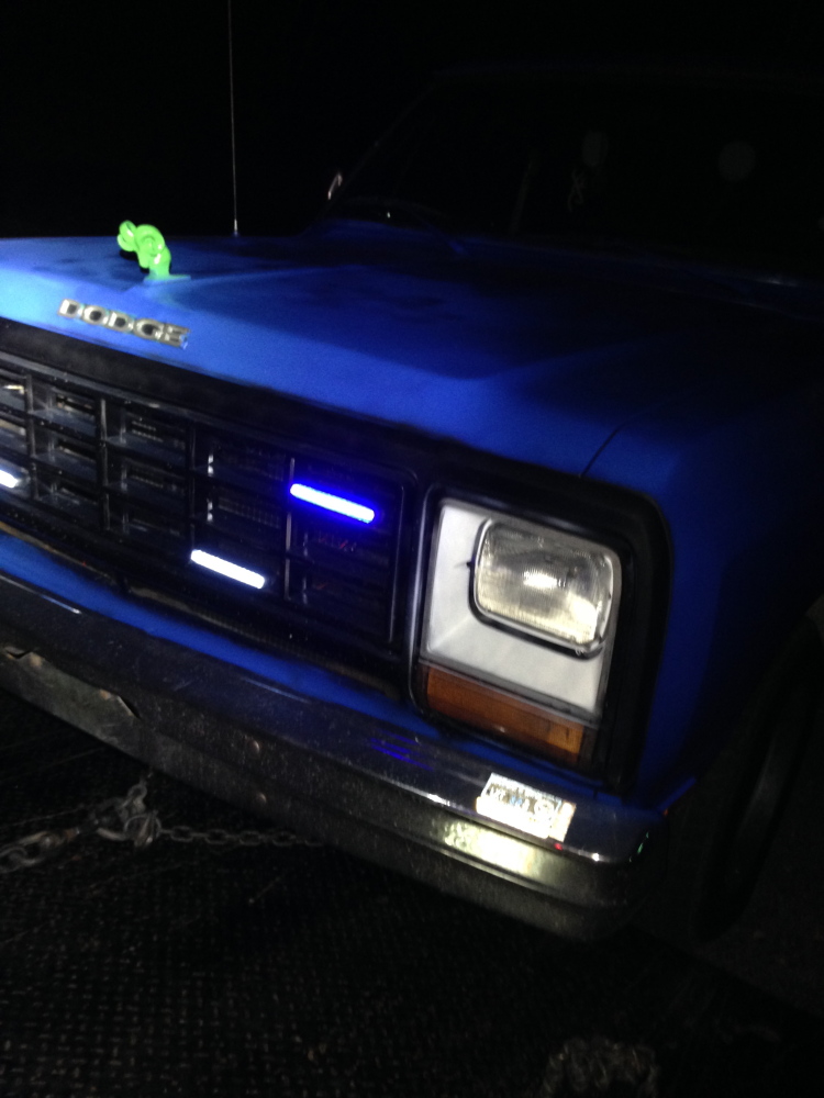 BLUE LIGHTS: Richmond Police want to hear from anyone who might have been stopped by a privately owned pickup truck with illegal blue lights in the grill.