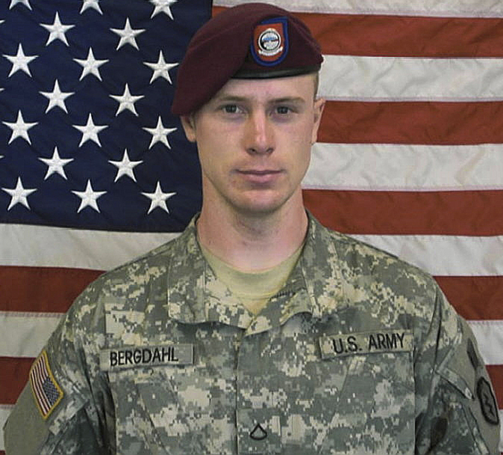 FILE - This undated file image provided by the U.S. Army shows Sgt. Bowe Bergdahl. A Pentagon investigation concluded in 2010 that Bergdahl walked away from his unit, and after an initial flurry of searching, the military decided not to exert extraordinary efforts to rescue him, according to a former senior defense official who was involved in the matter. Instead, the U.S. government pursued negotiations to get him back over the following five years of his captivity — a track that led to his release over the weekend. (AP Photo/U.S. Army, File)