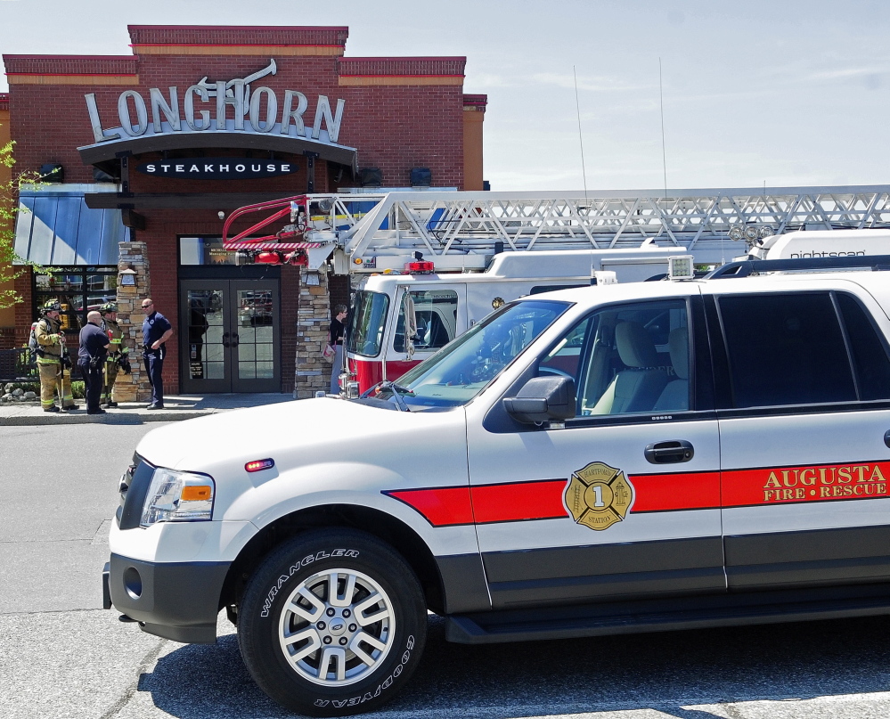NORTH AUGUSTA RESPONSE: Augusta firefighters responded to what turned out to be a false alarm on Tuesday at Longhorn Steakhouse in the Marketplace at Augusta. There is a proposal to build a new firehouse at Leighton Road and Anthony Avenue that would be closer to that restaurant and other development in north Augusta.