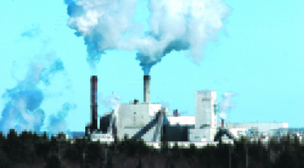 Staff photo by David Leaming GIVE ME SHELTER: Skowhegan residents will consider whether to pay $300,000 for a revaluation of the Sappi paper mill Monday night.