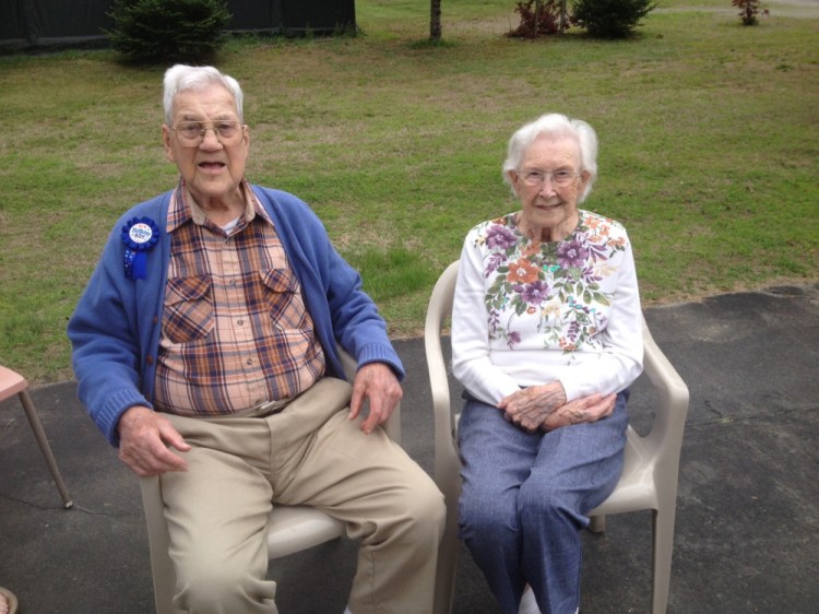Longevity: Arthur and Lorena Provost celebrate Arthur’s 100th birthday Saturday.