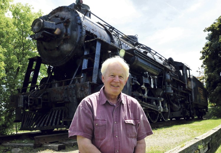 MOVING ON: Bill Alexander is the interim treasurer of the New England Steam Corp. that plans to purchase, move and restore the 470 steam locomotive in Waterville on Monday.