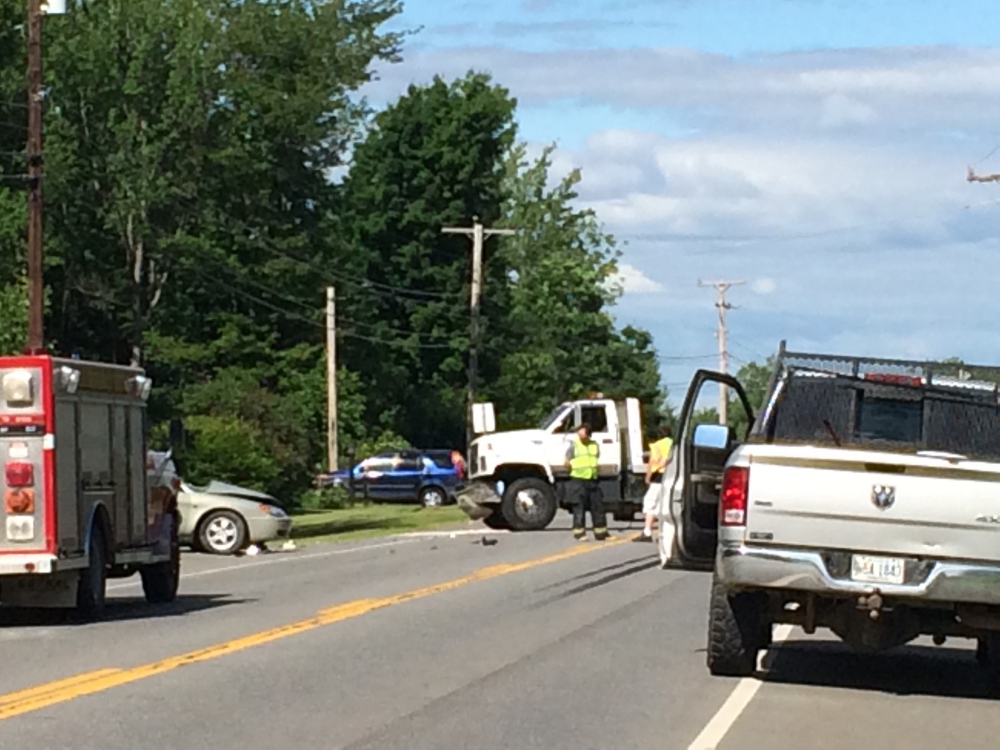 Crash: A 72-year-old woman was taken to a Bangor hospital by helicopter following an accident Saturday on White School House Road in Madison.