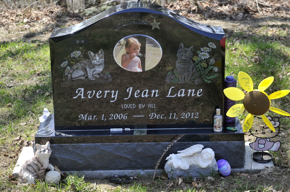 The grave of 6-year-old Avery Lane was restored after her gravesite was vandalized in May. Police say a reward fund has failed to produce clues and the reward money will be returned to donors if no new evidence is found by July 1.