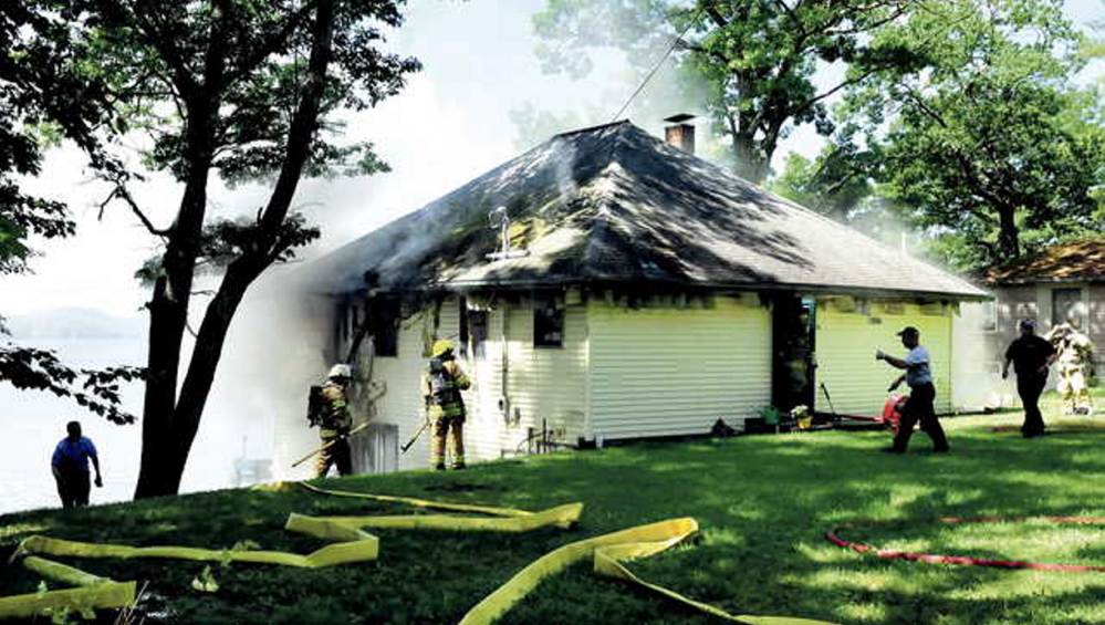 The state fire marshal’s office said that a fire that damaged a Smithfield home last Wednesday was caused when two wires inside inside an exterior wall came in contact with each other and overheated.