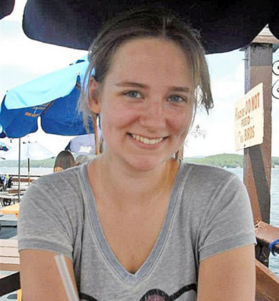 This undated family photo shows Elizabeth “Lizzi” Marriott, a University of New Hampshire student who was slain in Seth Mazzaglia’s Dover, N.H., apartment on Oct. 9, 2012.