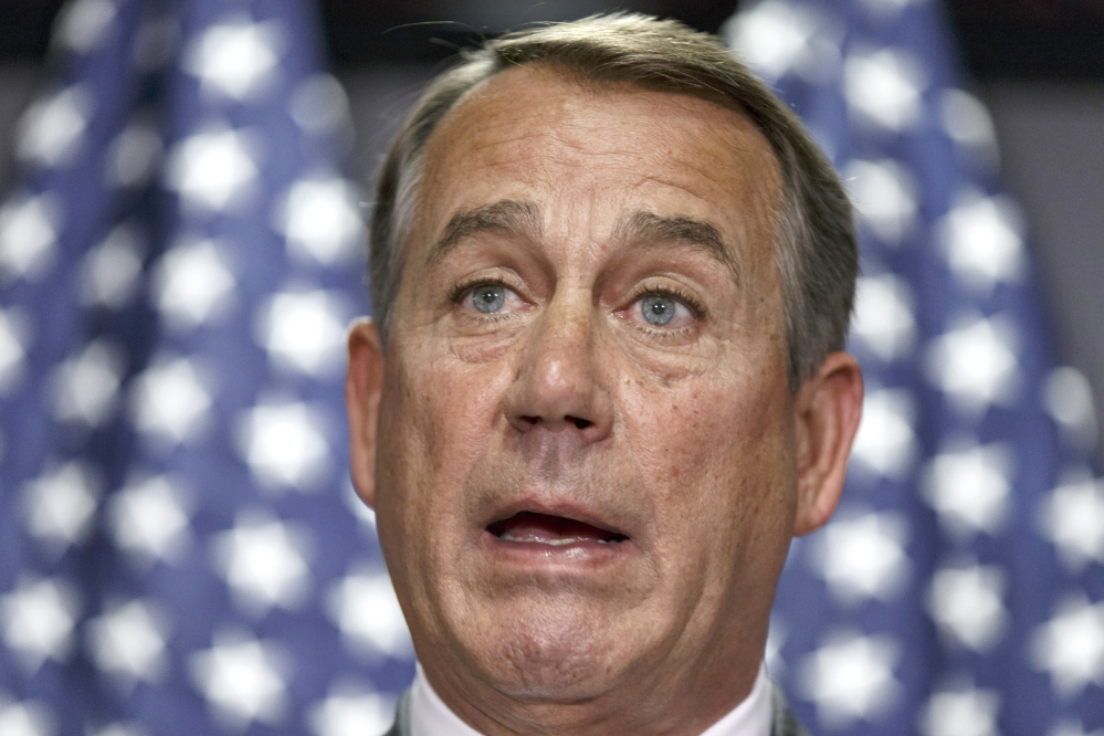 House Speaker John Boehner of Ohio: “This is about defending the institution in which we serve.”