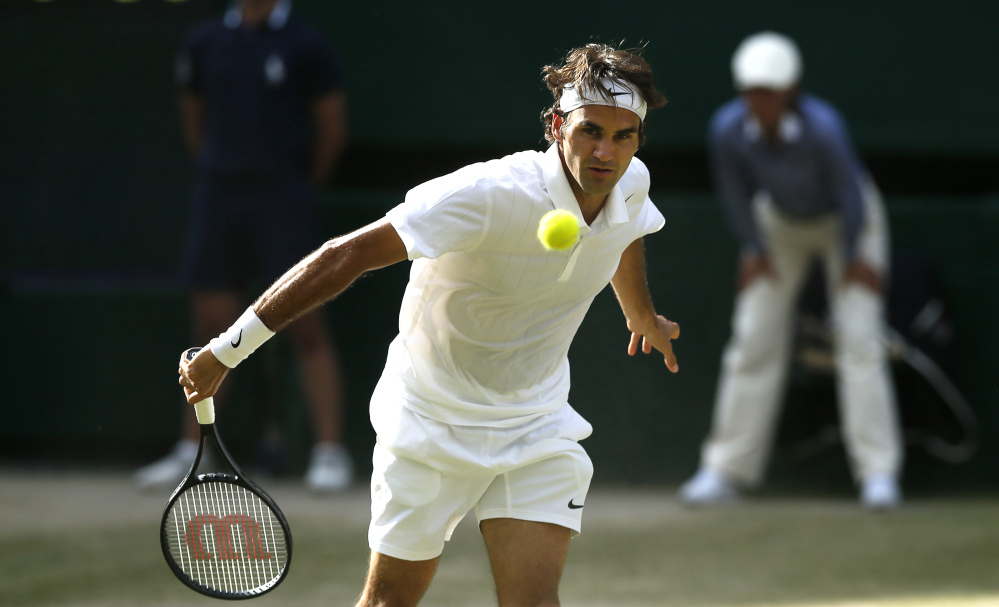 Roger Federer will meet Novak Djokovic for the men’s title Sunday at Wimbledon in London.