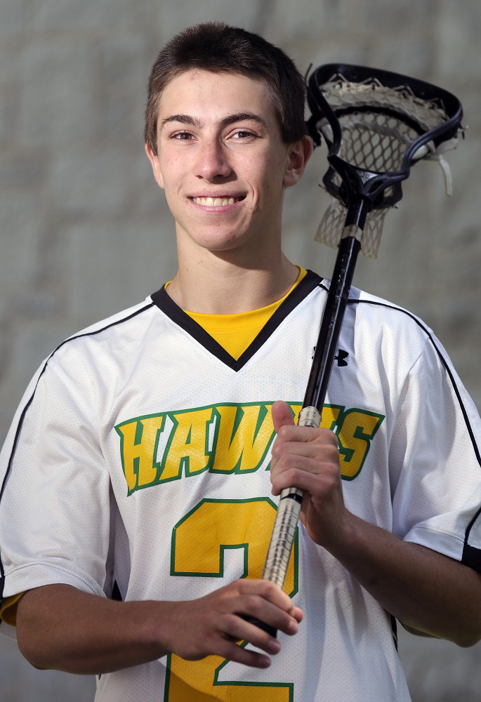 Maranacook/Winthrop’s Toby Smith is the Kennebec Journal/Morning Sentinel Boys Lacrosse Player of the Year.