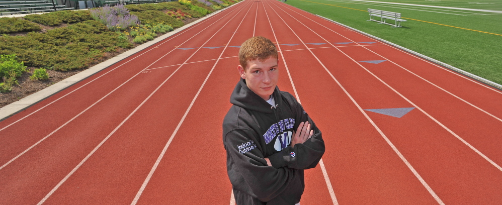 Jordhan Levine is the Morning Sentinel’s boys track athlete of the year.