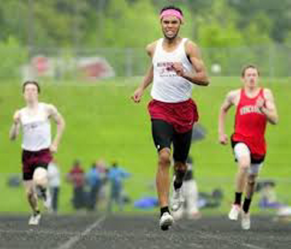 Marques Houston is the Kennebec Journal boys track athlete of the year.