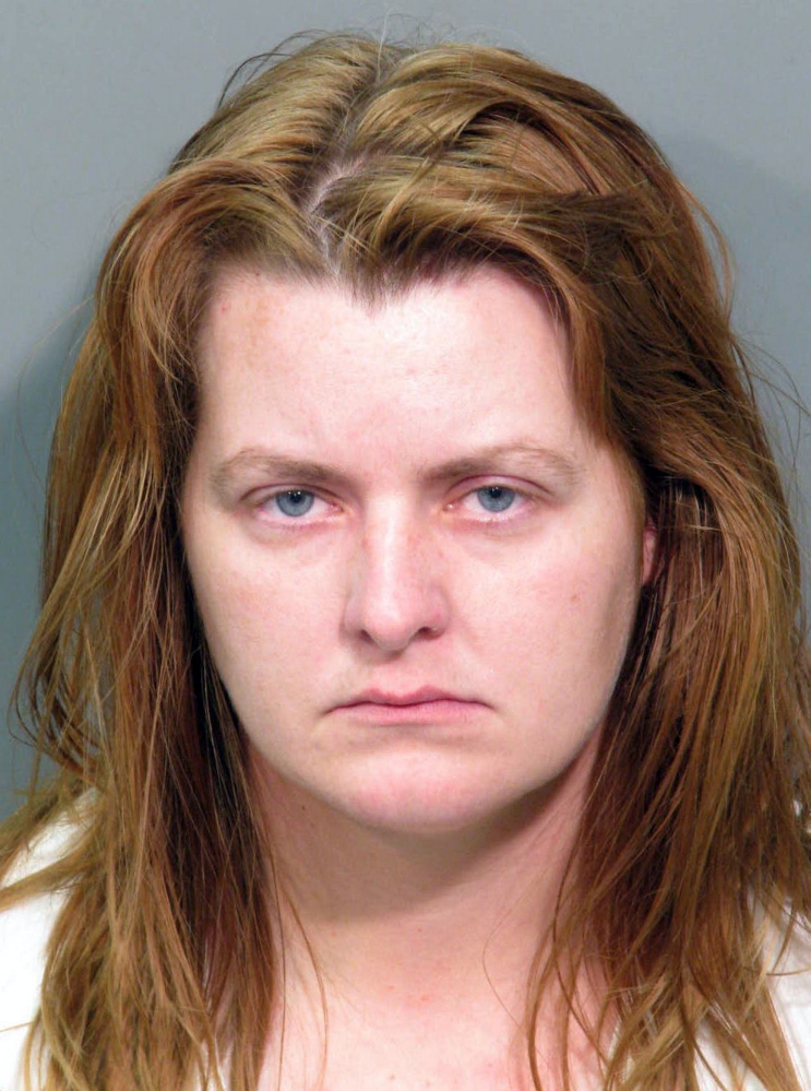 This undated image released by the Riverside County Sheriff’s Department shows Krissy Lynn Werntz, who was indicted by a Riverside County grand jury in September, along with her boyfriend, Jason Michael Hann, and accused of murdering their 2-month-old daughter, then putting her body into a trash bag and driving around the country with it.