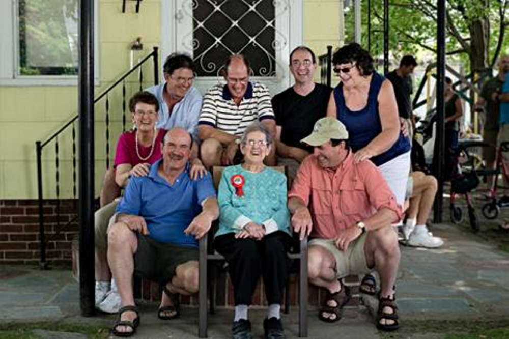 In back, from left, are David, John, Tom and Nancy LaCasse. In back, from left, are Connie, Dick, Lucienne and Bill LaCasse.