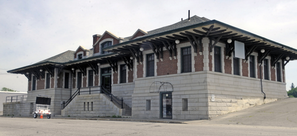 The former railroad depot in Gardiner is where the Wellness Connection of Maine plans to move its medical marijuana dispensary from Hallowell.