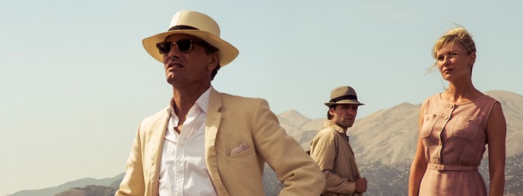 Viggo Mortensen, left, Oscar Isaac and Kirsten Dunst in “The Two Faces of January.”