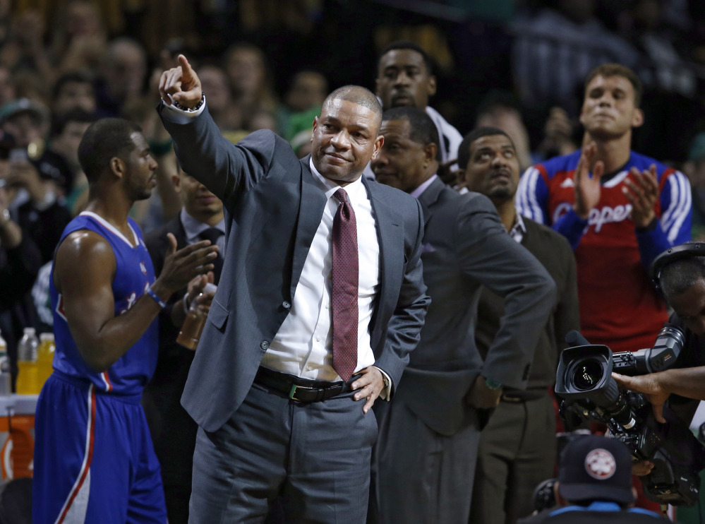 Current Los Angeles Clippers head coach and former Boston Celtics head coach Doc Rivers said he’d quit if Donald Sterling remains the owner, the interim CEO testified Tuesday.